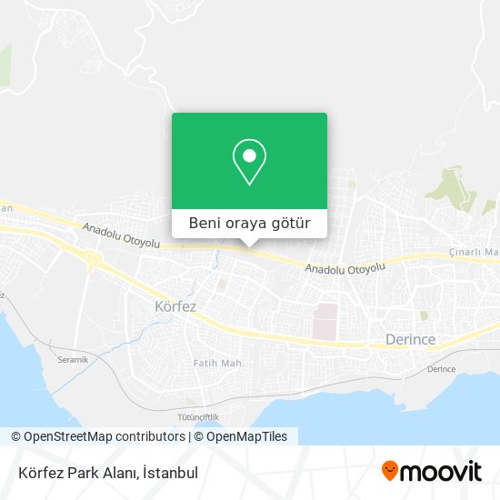Körfez Park Alanı harita
