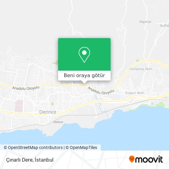 Çınarlı Dere harita