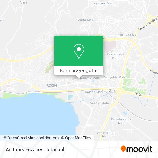Anıtpark Eczanesı harita