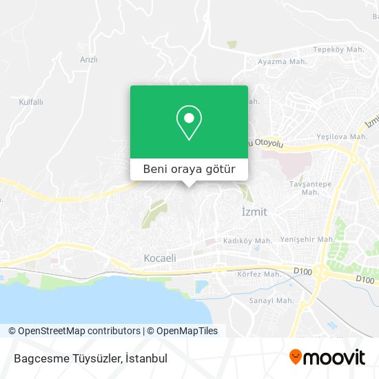 Bagcesme Tüysüzler harita