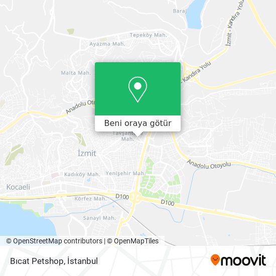 Bıcat Petshop harita