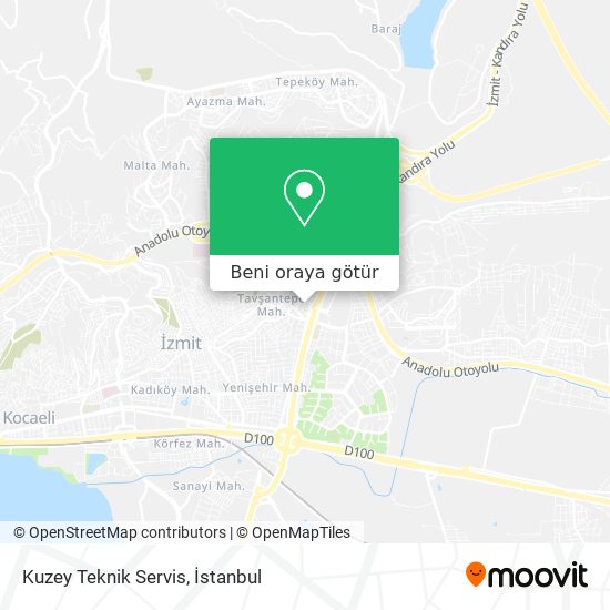 Kuzey Teknik Servis harita