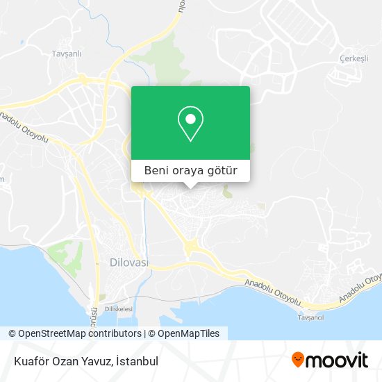 Kuaför Ozan Yavuz harita