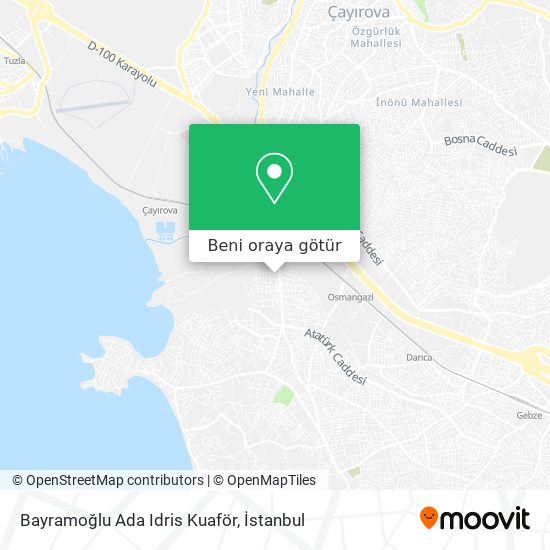 Bayramoğlu Ada Idris Kuaför harita