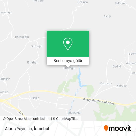 Alpos Yayınları harita
