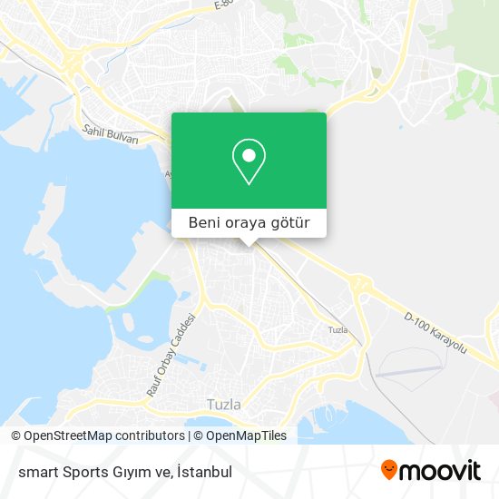 smart Sports Gıyım ve harita