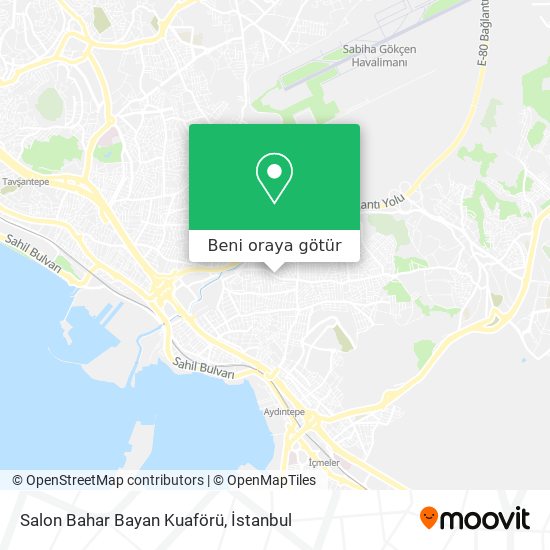 Salon Bahar Bayan Kuaförü harita