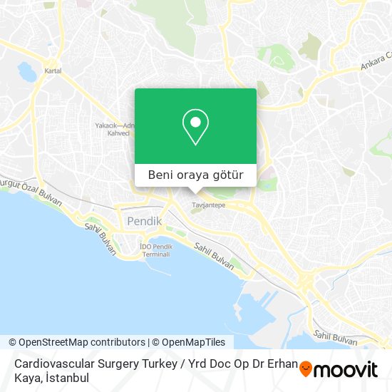 Cardiovascular Surgery Turkey / Yrd Doc Op Dr Erhan Kaya harita