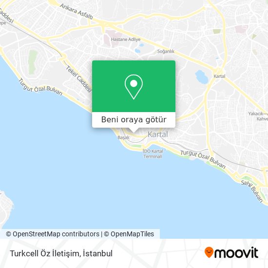 Turkcell Öz İletişim harita