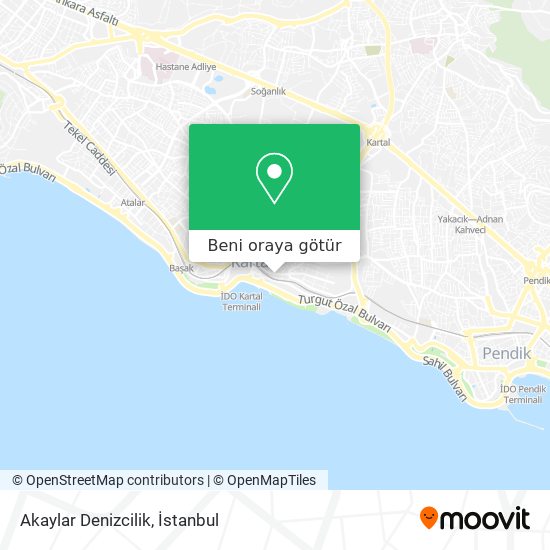 Akaylar Denizcilik harita