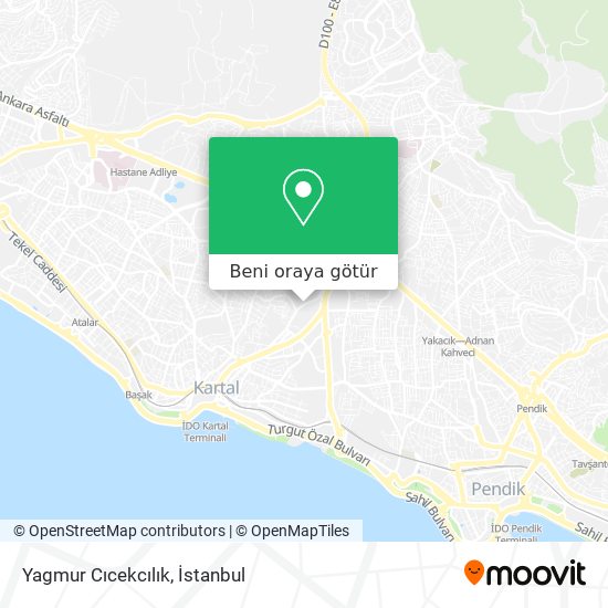 Yagmur Cıcekcılık harita