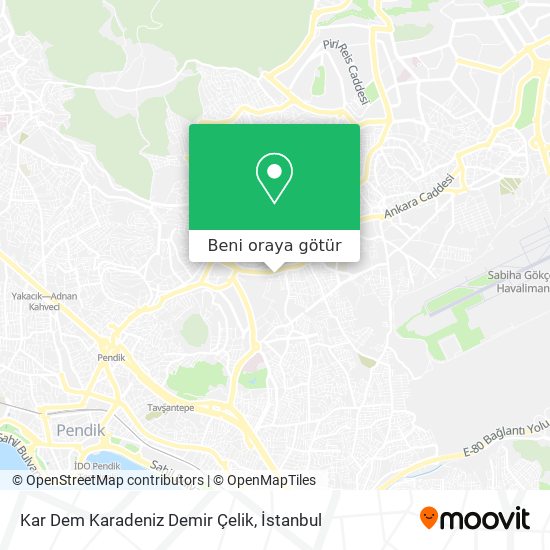 Kar Dem Karadeniz Demir Çelik harita