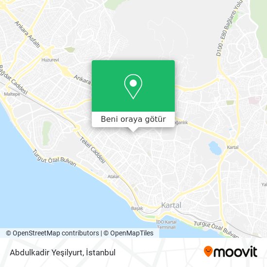 Abdulkadir Yeşilyurt harita