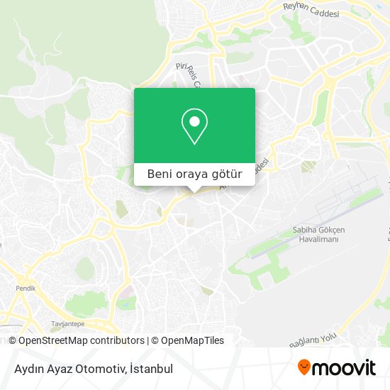 Aydın Ayaz Otomotiv harita