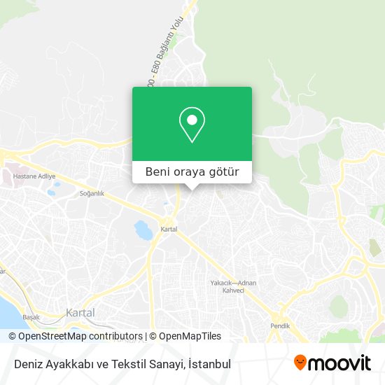 Deniz Ayakkabı ve Tekstil Sanayi harita