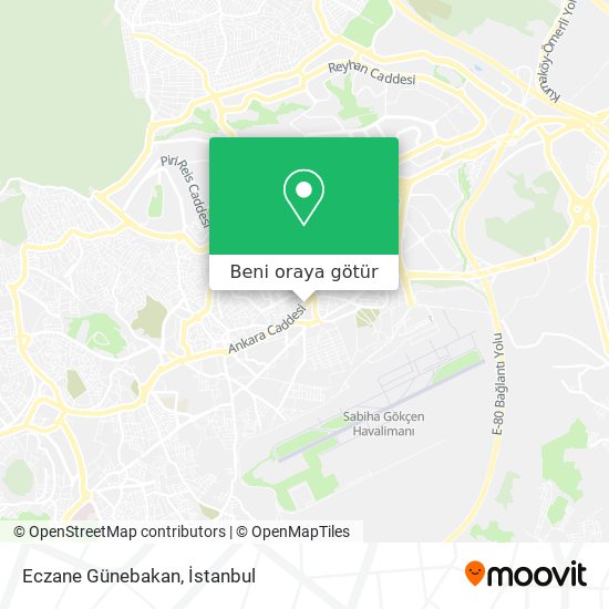 Eczane Günebakan harita