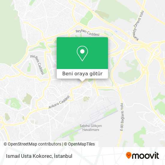 Ismaıl Usta Kokorec harita