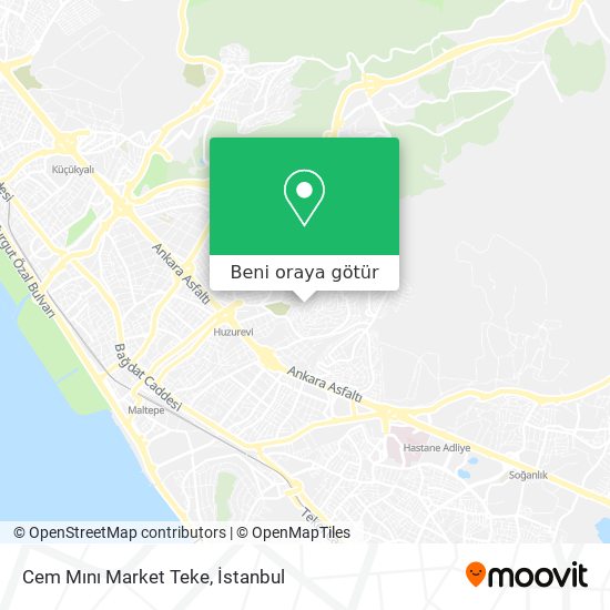 Cem Mını Market Teke harita