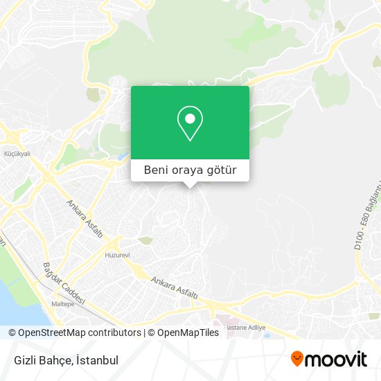 Gizli Bahçe harita
