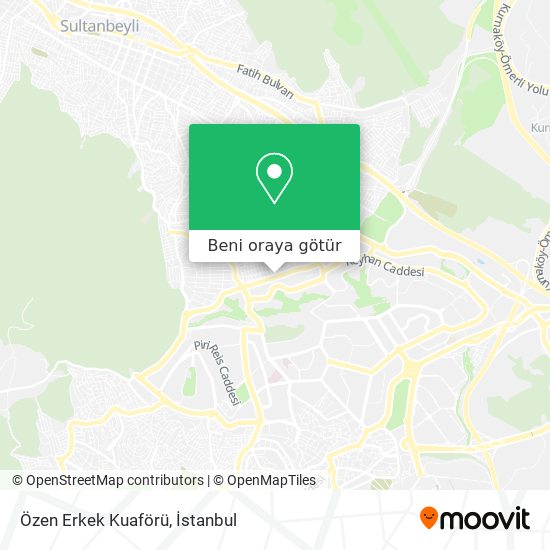 Özen Erkek Kuaförü harita