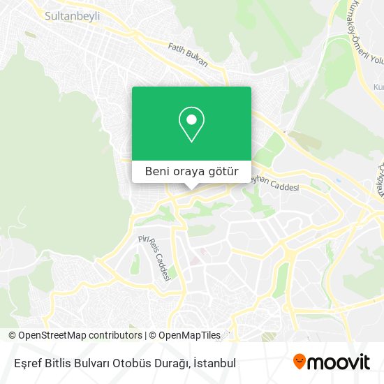 Eşref Bitlis Bulvarı Otobüs Durağı harita