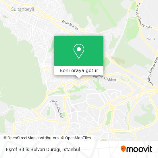 Eşref Bitlis Bulvarı Durağı harita