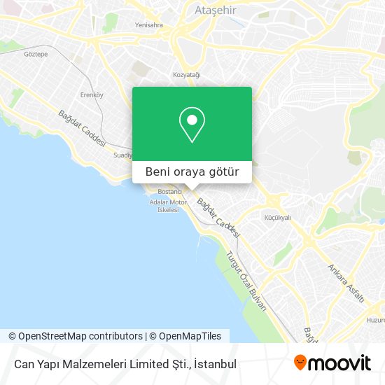 Can Yapı Malzemeleri Limited Şti. harita