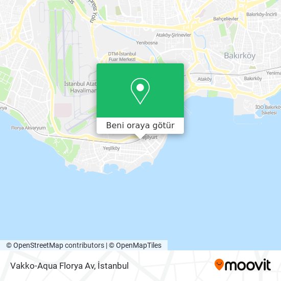 Vakko-Aqua Florya Av harita