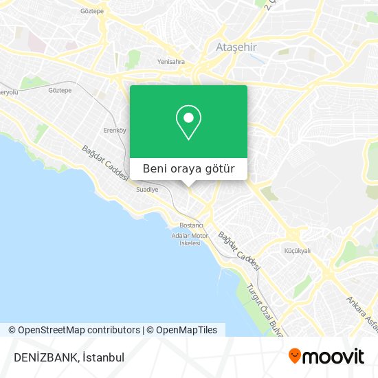 DENİZBANK harita