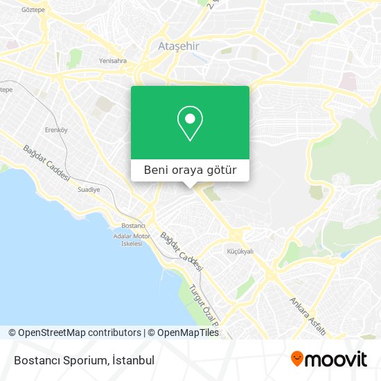 Bostancı Sporium harita