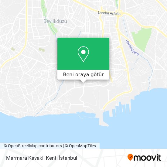 Marmara Kavaklı Kent harita