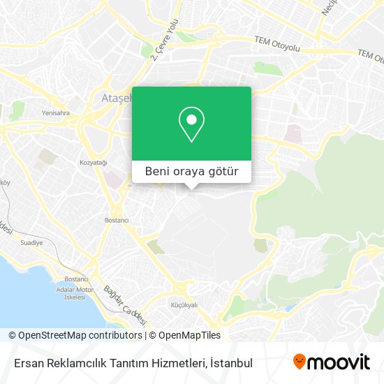Ersan Reklamcılık Tanıtım Hizmetleri harita