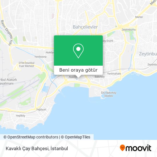 Kavaklı Çay Bahçesi harita