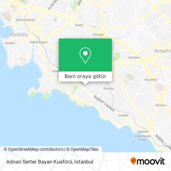 Adnan Serter Bayan Kuaförü harita