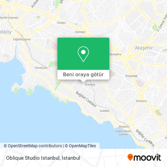 Oblique Studio Istanbul harita