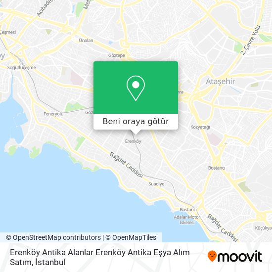 Erenköy Antika Alanlar Erenköy Antika Eşya Alım Satım harita