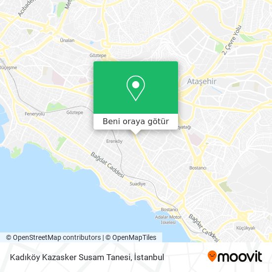 Kadıköy Kazasker Susam Tanesi harita