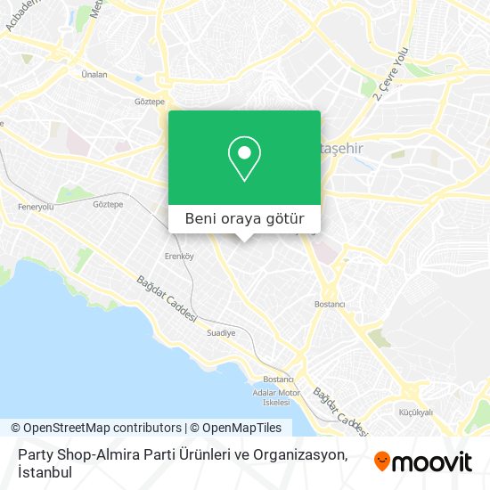 Party Shop-Almira Parti Ürünleri ve Organizasyon harita