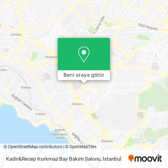 Kadir&Recep Korkmaz Bay Bakım Salonu harita
