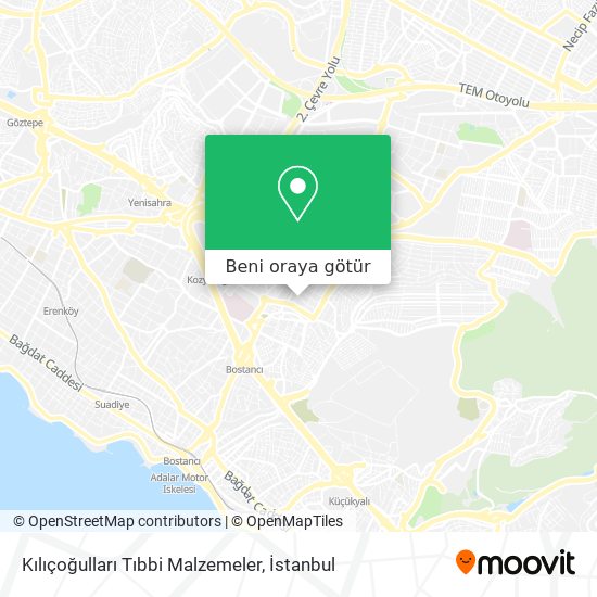 Kılıçoğulları Tıbbi Malzemeler harita