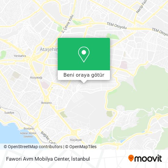 Fawori Avm Mobilya Center harita