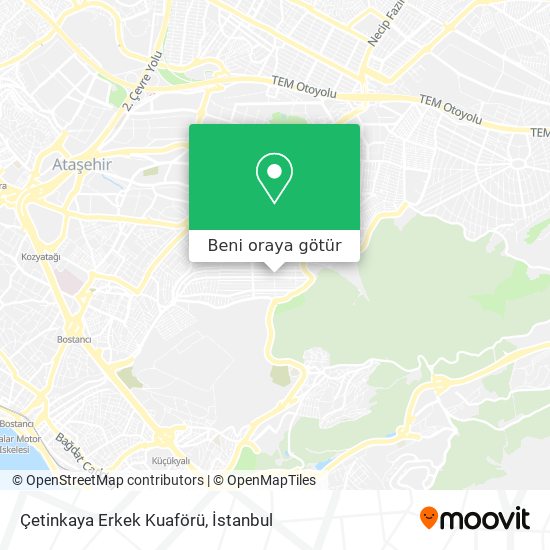 Çetinkaya Erkek Kuaförü harita
