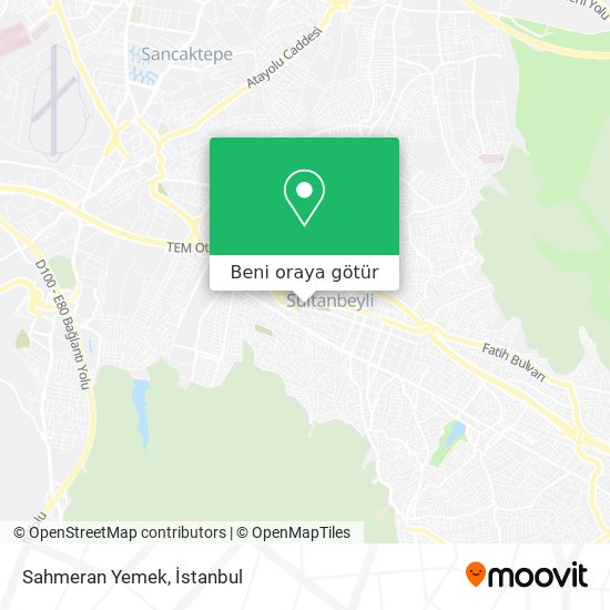 Sahmeran Yemek harita