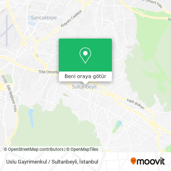 Uslu Gayrimenkul / Sultanbeyli harita