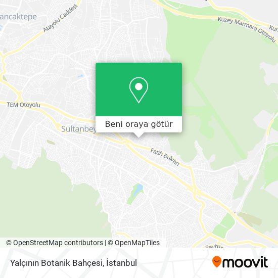 Yalçının Botanik Bahçesi harita