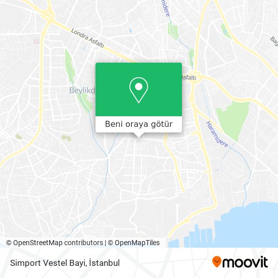 Simport Vestel Bayi harita