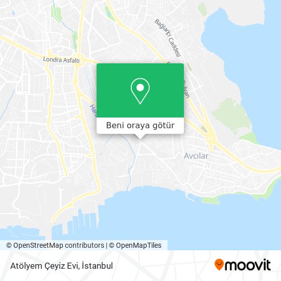 Atölyem Çeyiz Evi harita