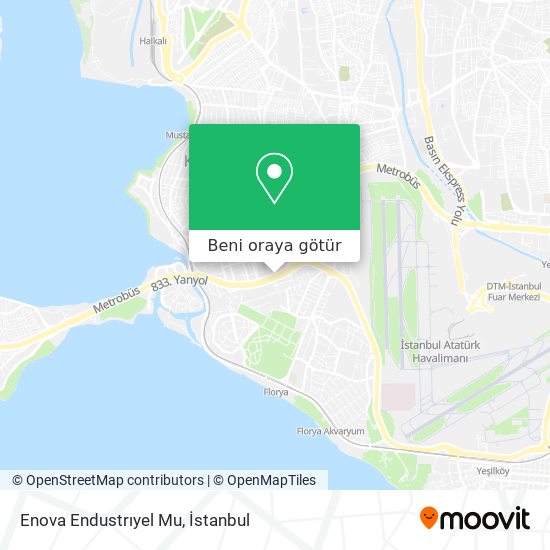 Enova Endustrıyel Mu harita