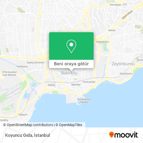 Koyuncu Gıda harita