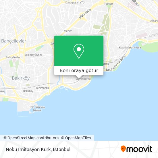Nekü İmitasyon Kürk harita